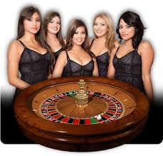 American Roulette live dealer studio di platform raja cukong dengan layout meja dan chip virtual